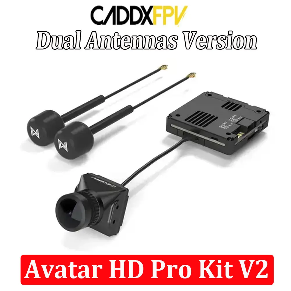Walksnail Avatar Hd Kit V2 32Gb - Caddx Walksnail Avatar HD V2キットまたはProキット（デュアルアンテナ）＋Gyroflow＋、32GB内蔵 -